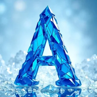 Blue crystal 2 — litera A