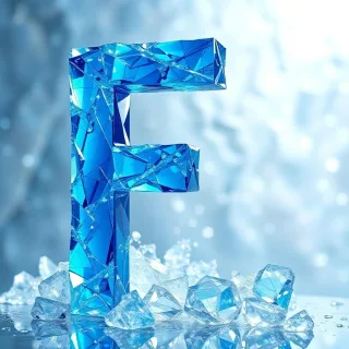 Blue crystal 2 — litera F