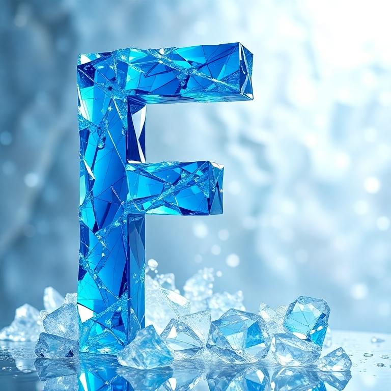 Blue crystal 2 — litera F