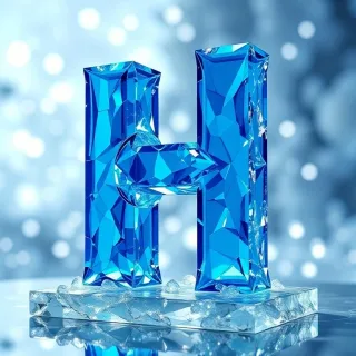 Blue crystal 2 — litera H