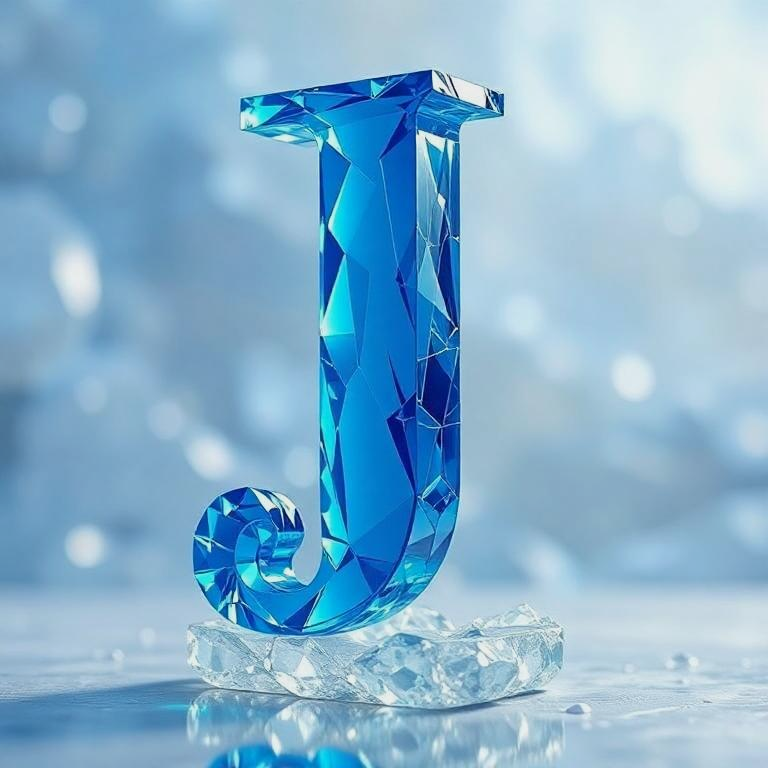 Blue crystal 2 — litera J