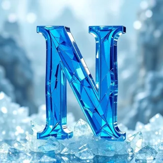 Blue crystal 2 — litera N