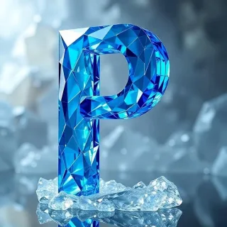 Blue crystal 2 — litera P
