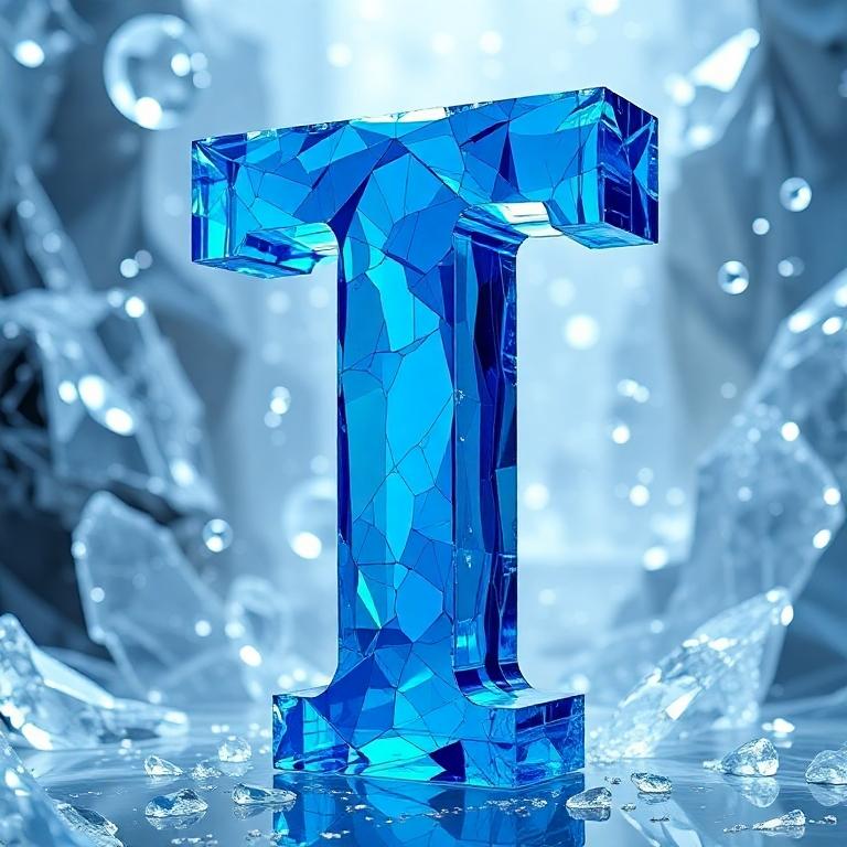 Blue crystal 2 — litera T