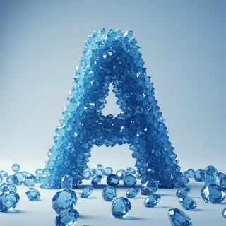 Blue crystal 3 — litera A