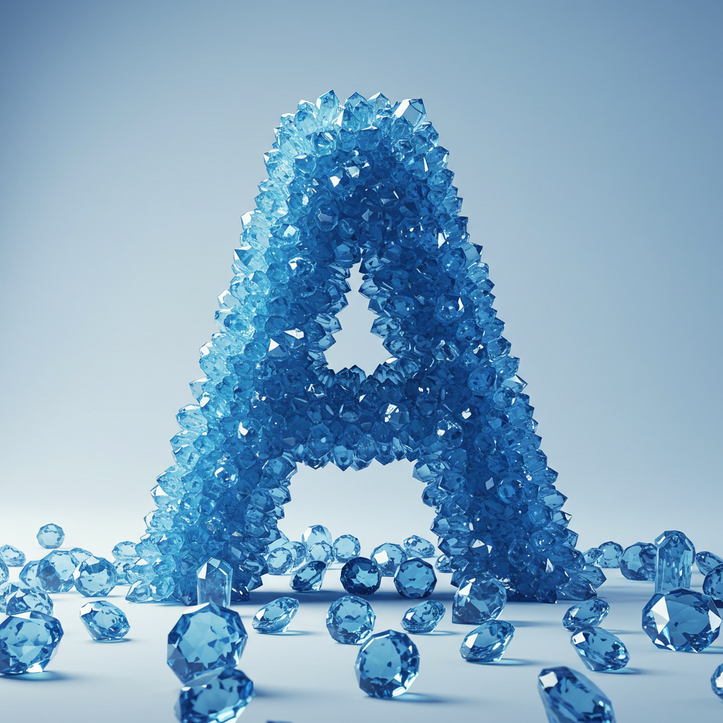 Blue crystal 3 — litera A