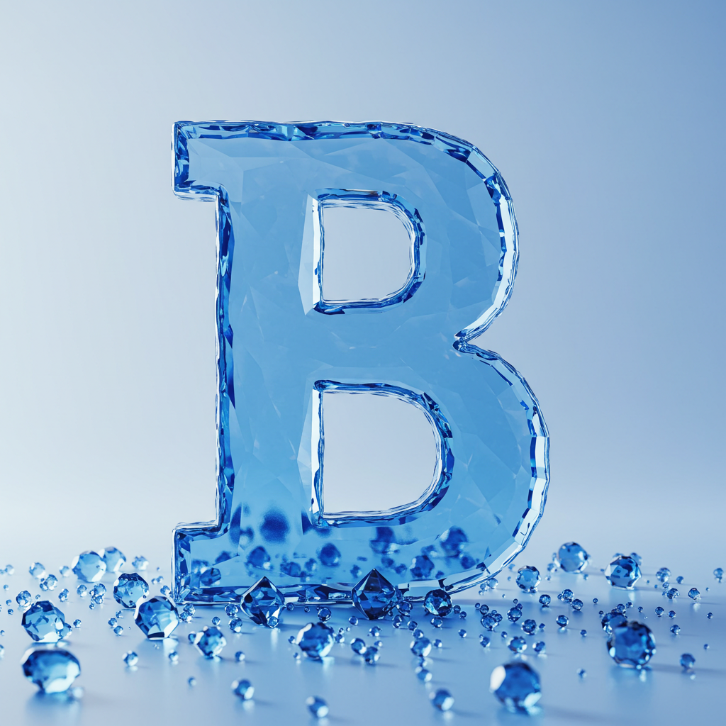 Blue crystal 3 — litera B