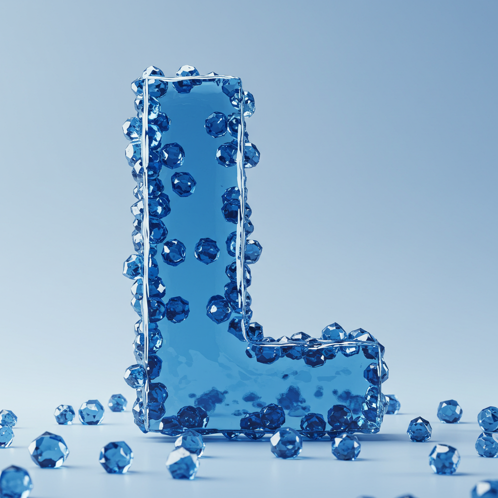 Blue crystal 3 — litera L