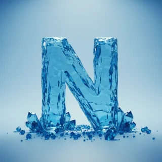 Blue crystal 3 — litera N