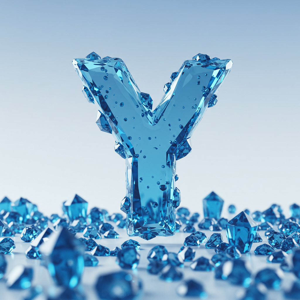 Blue crystal 3 — litera Y