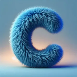 Blue fur — litera C