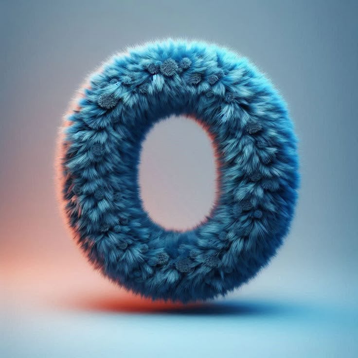 Blue fur — litera O
