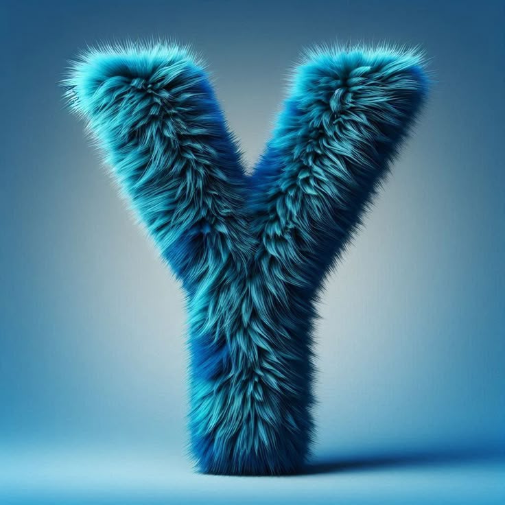 Blue fur — litera Y (wariant 2)