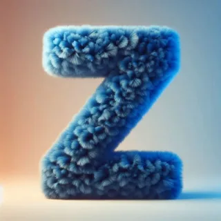 Blue fur — litera Z (wariant 2)