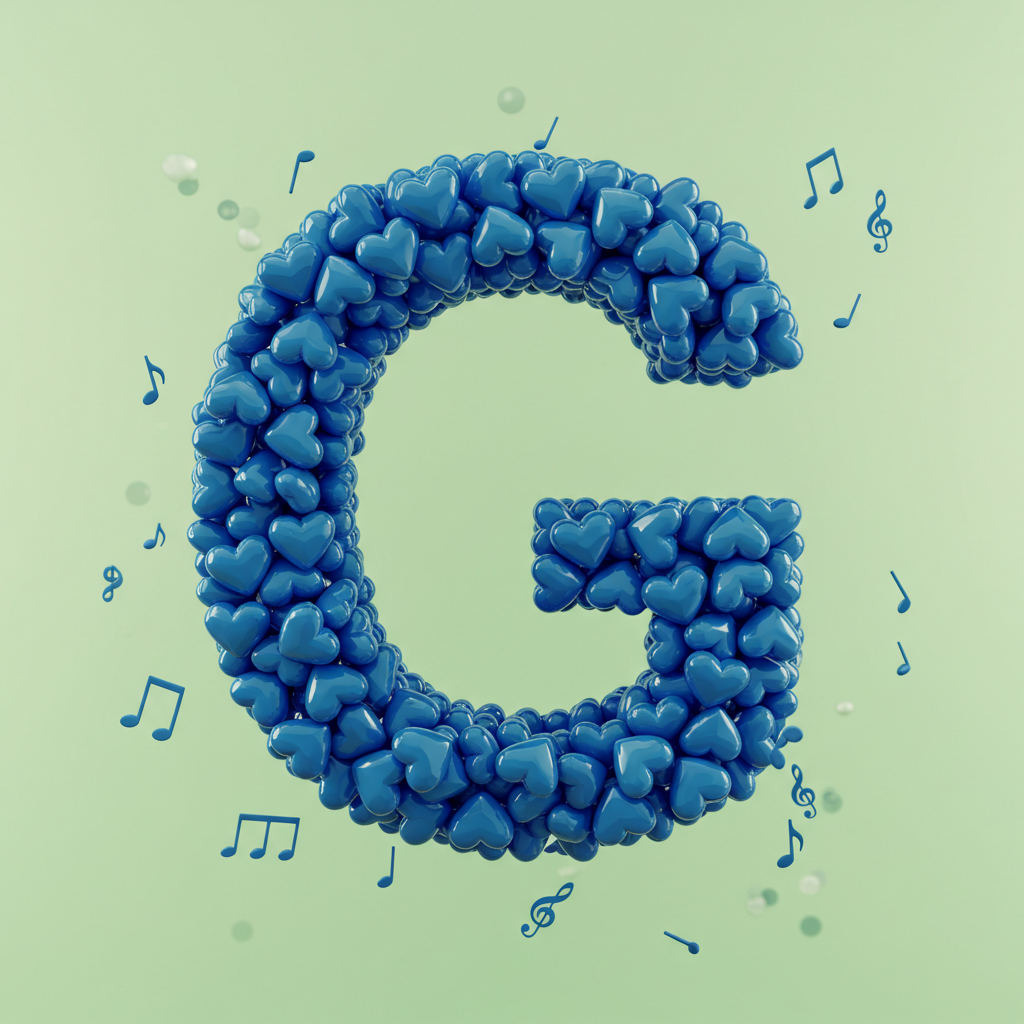 Blue hearts — litera G