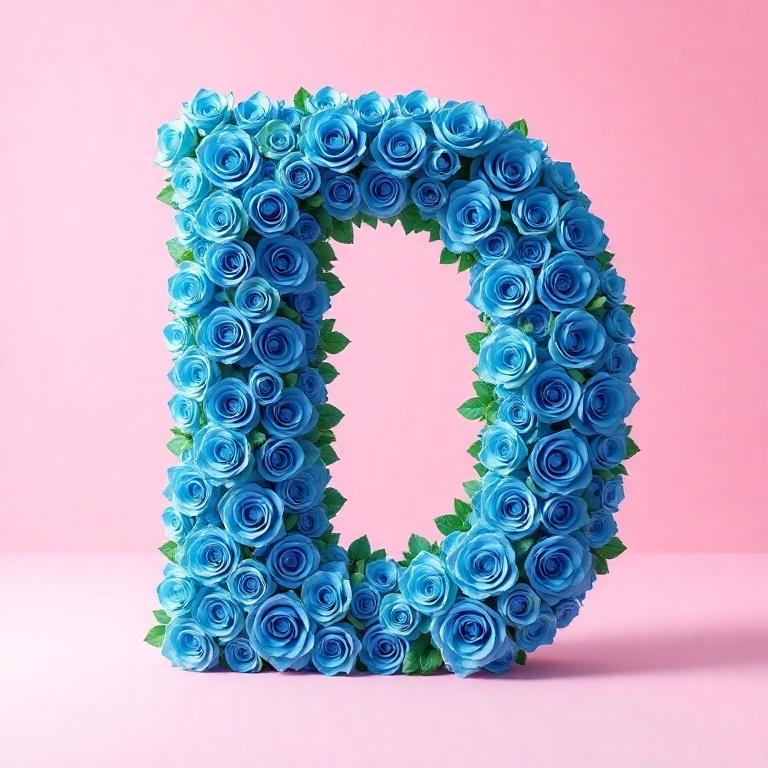 Blue roses — litera D