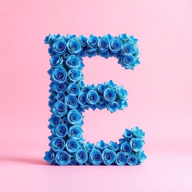 Blue roses — litera E