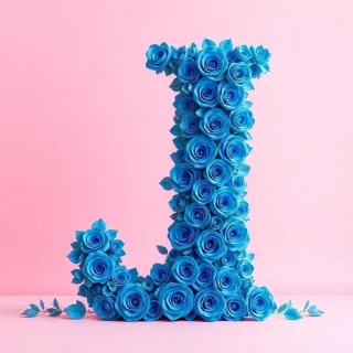 Blue roses — litera J