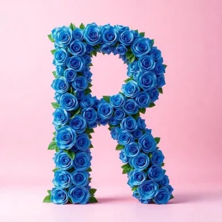 Blue roses — litera R