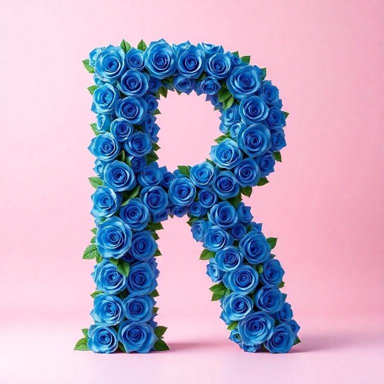 Blue roses — litera R