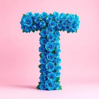 Blue roses — litera T