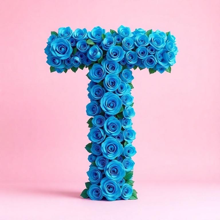 Blue roses — litera T