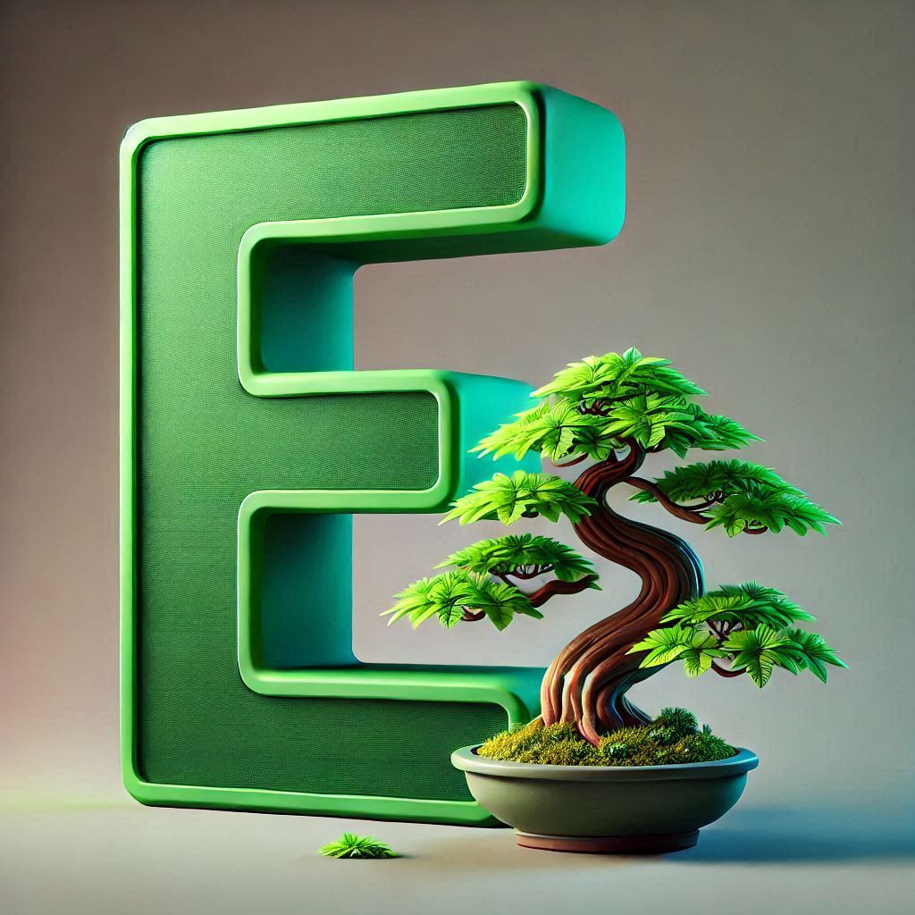 Bonsai — litera E