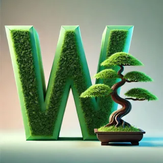 Bonsai — litera W