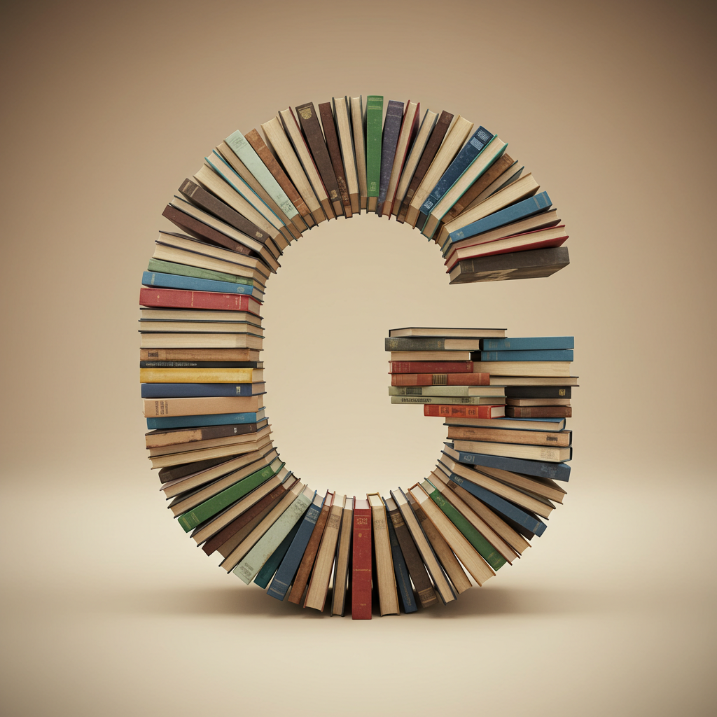 Books 2 — litera G (wariant 2)