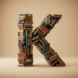 Books 2 — litera K (wariant 2)