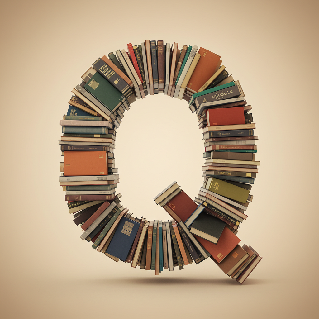 Books 2 — litera Q (wariant 2)