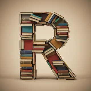 Books 2 — litera R (wariant 2)