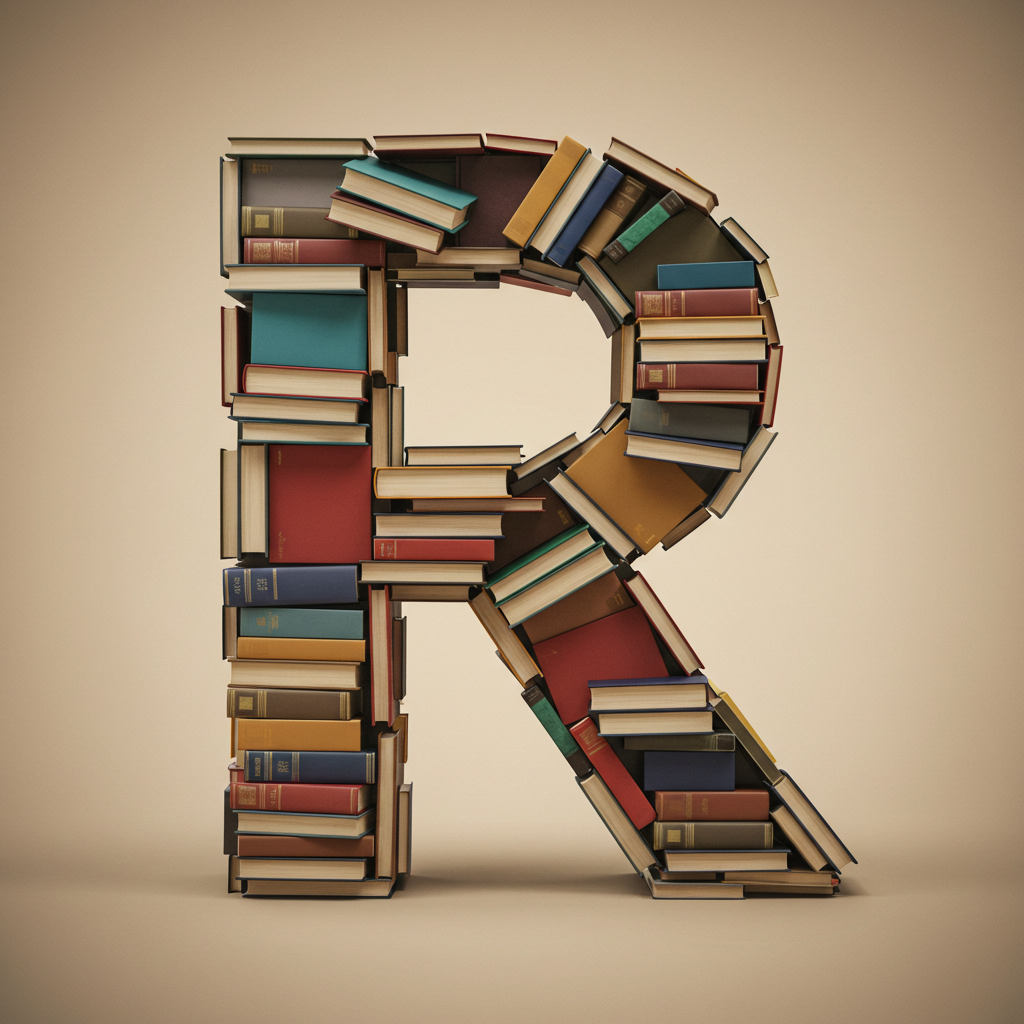 Books 2 — litera R (wariant 2)