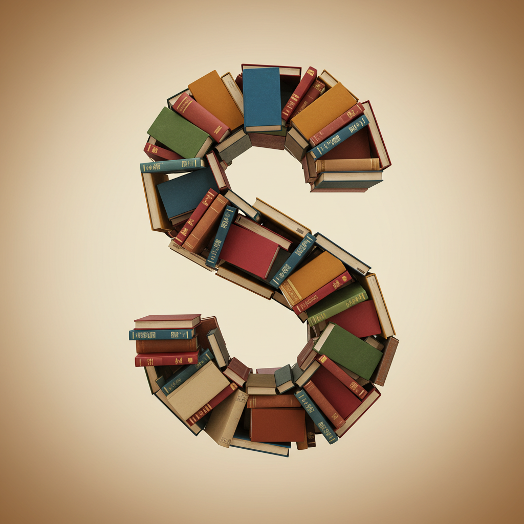 Books 2 — litera S (wariant 2)