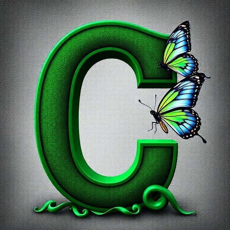 Butterflies 2 — litera C