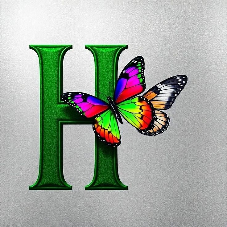 Butterflies 2 — litera H