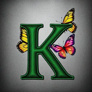 Butterflies 2 — litera K