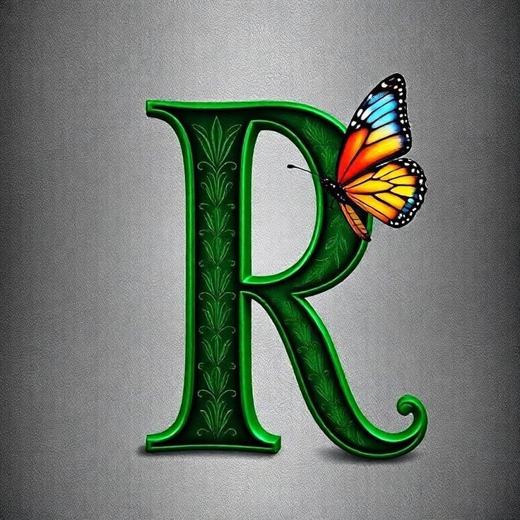 Butterflies 2 — litera R