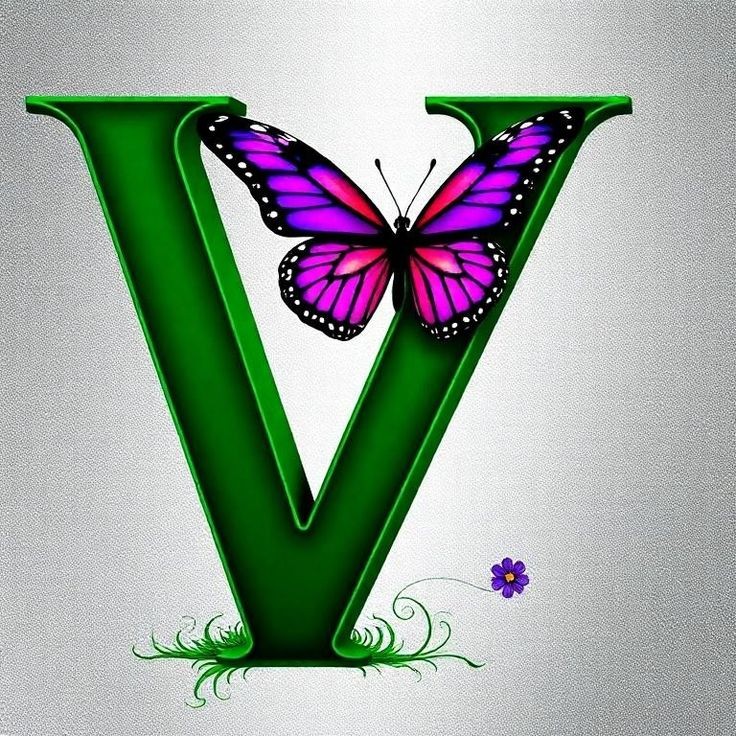 Butterflies 2 — litera V