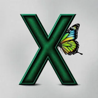 Butterflies 2 — litera X