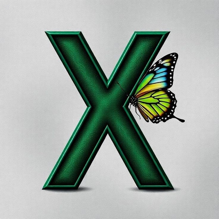 Butterflies 2 — litera X