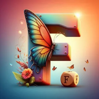 Butterflies — litera F