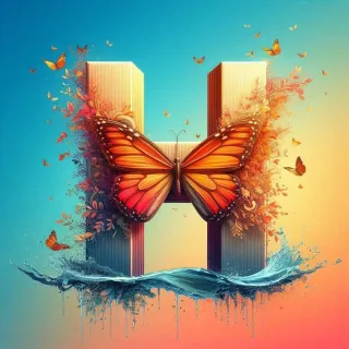 Butterflies — litera H