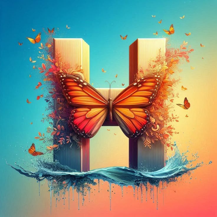 Butterflies — litera H