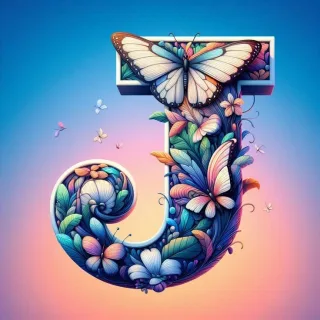 Butterflies — litera J