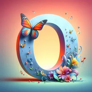 Butterflies — litera O