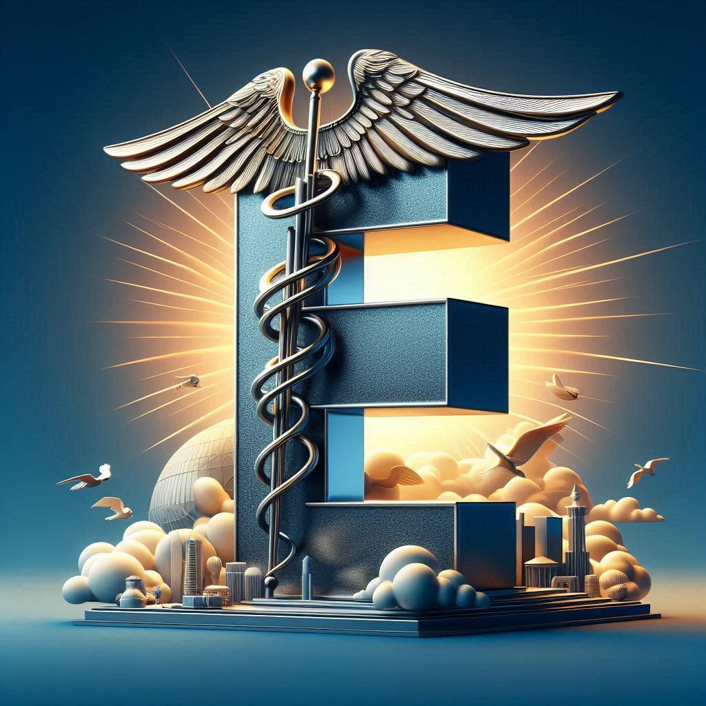 Caduceus — litera E (wariant 2)