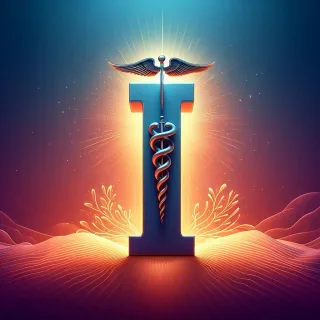 Caduceus — litera I (wariant 2)