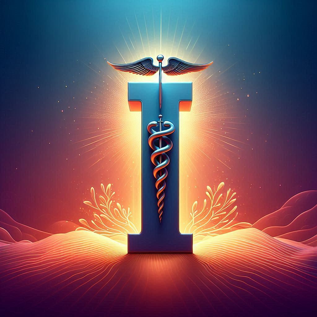 Caduceus — litera I (wariant 2)