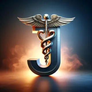 Caduceus — litera J (wariant 2)